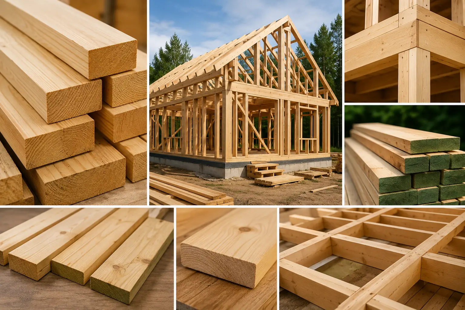 Как выбрать обрезную доску для каркасного дома